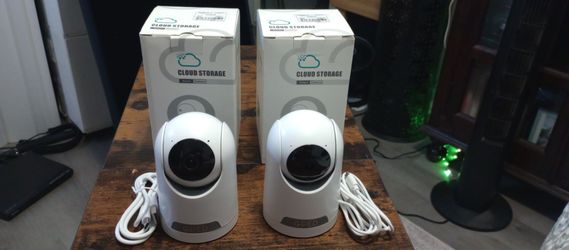Smart PTZ Cloud Storage Camera - Set of 2 (New in Box)