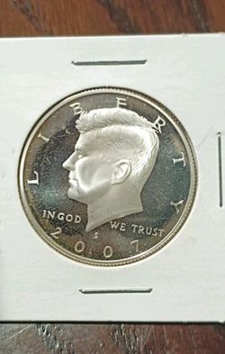 2007 S Silver Proof Kennedy Coin