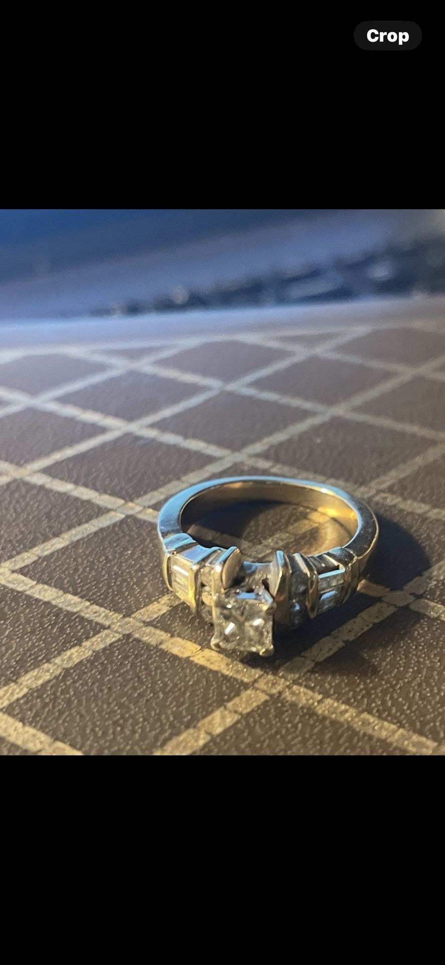 2 K Diamond Engagement Ring