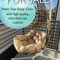 HANGING PATIO SWING CHAIR (with Own Stand!)