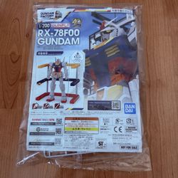 Gundam Factory Yokohama RX-78F00 1/200 Gunpla Model Kit Bandai Anime Japan