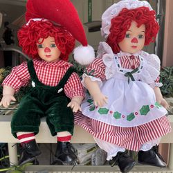 Collectible Christmas Raggedy Ann & Andy