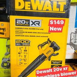 DEWALT 20V MAX XR BRUSHLESS CORDLESS VARIABLE SPEED BLOWER TOOL ONLY NEW