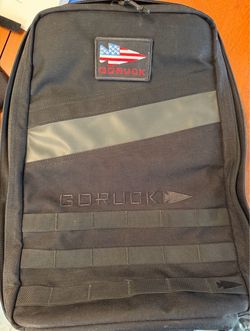GORUCK Rucker 4.0 20L Black Weighted Vest Plate Holder