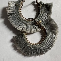 Handmade Brush Earrings 
