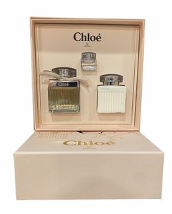 CHLOE EAU DE PARFUM SET 3 pcs 2.5oz pcs for women’s 100% AUTHENTIC