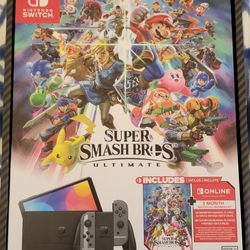 Nintendo Switch OLED Super Smash Bros Ultimate Edition CASH ONLY