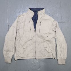 Reversible jacket with hood