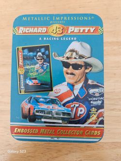 Richard Petty, metal collector cards (5 cards)
