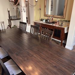 Dining Room Set With Bench 