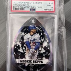 Mookie Betts PSA 9 Pop 1 