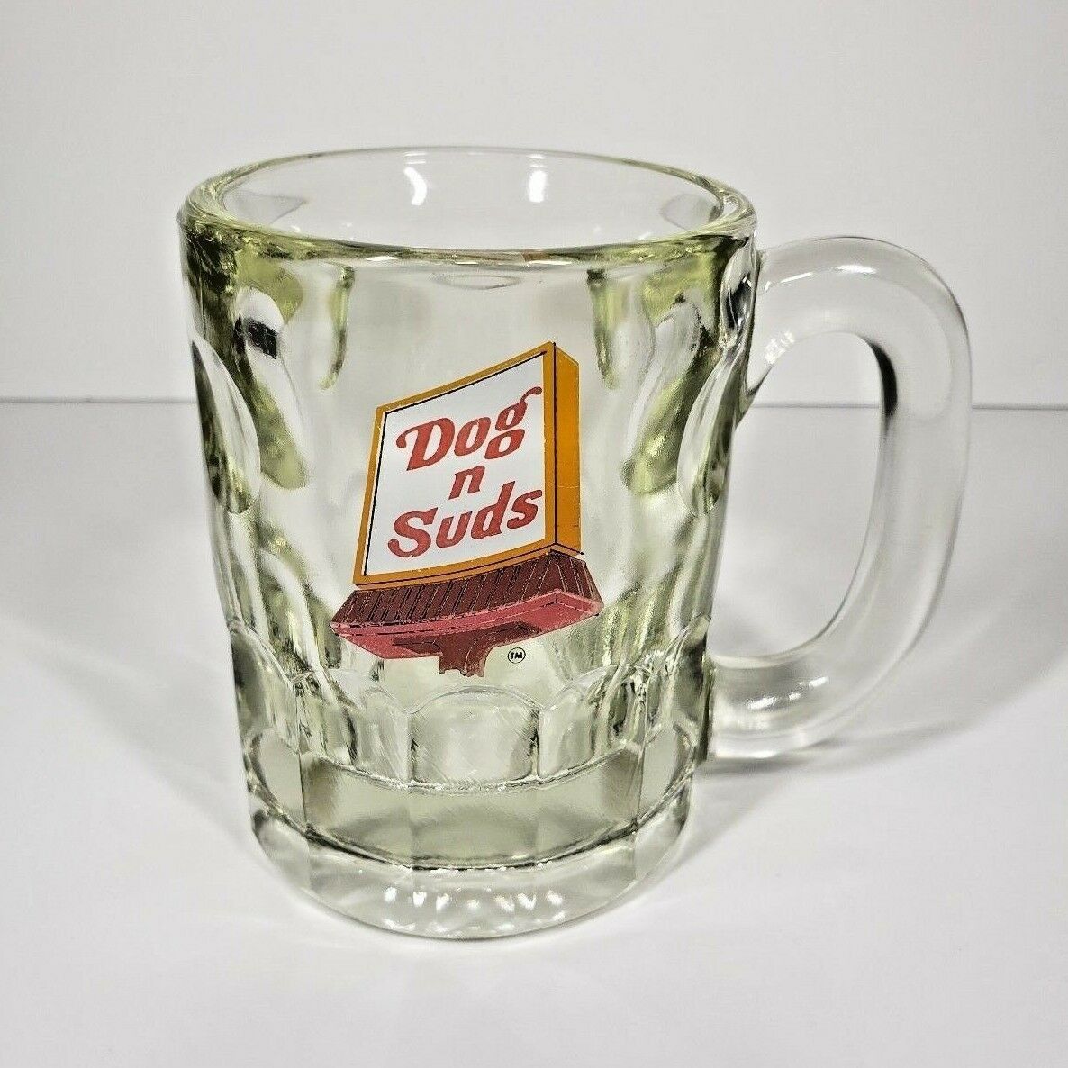 Dog N Suds 4.25 inch Heavy Glass Mug