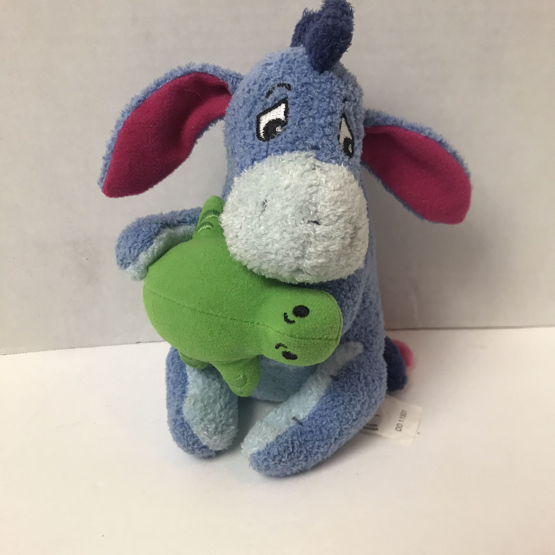Disney Store Eeyore with Turtle 8” Plush Stuffed Animal Collectible