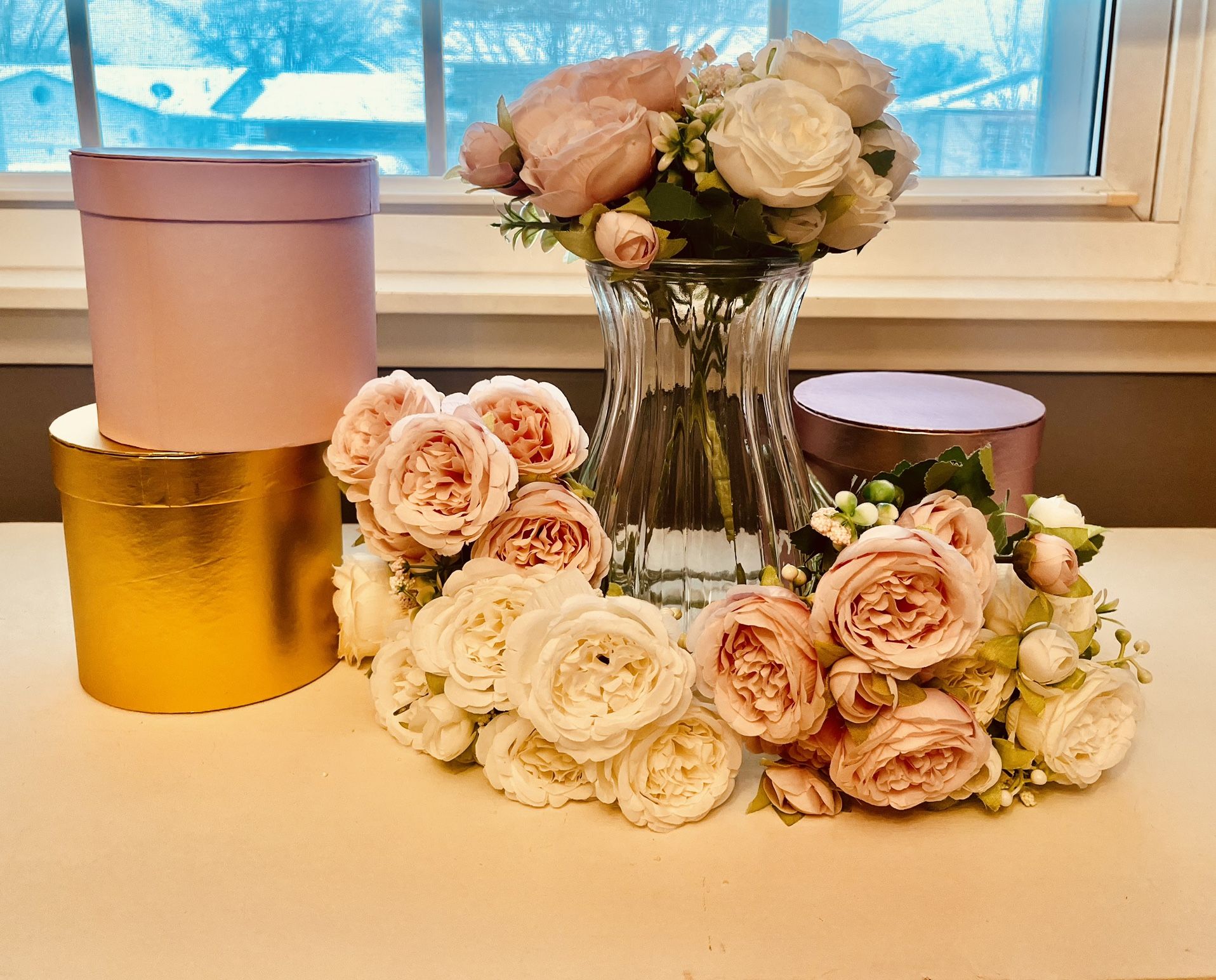 Various Floral And Craft Items