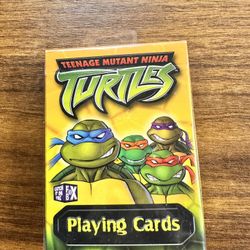 Brand New-Sealed 2003 Teenage Mutant Ninja Turtles Playing Card Deck