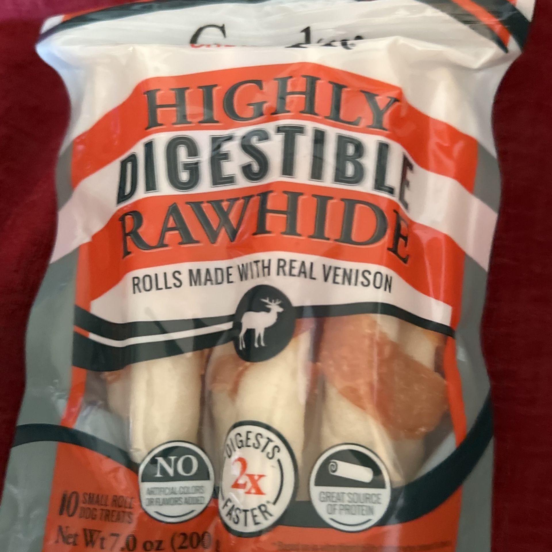 10 Pack Rawhide Venison 