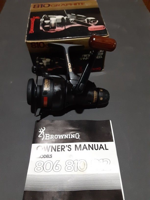 browning 810 fishing reel Browning 810 Graphite Spinning Reel for Sale in Hillsdale, MI