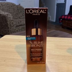 L’Oreal sublime Bronze Self tanning facial drops