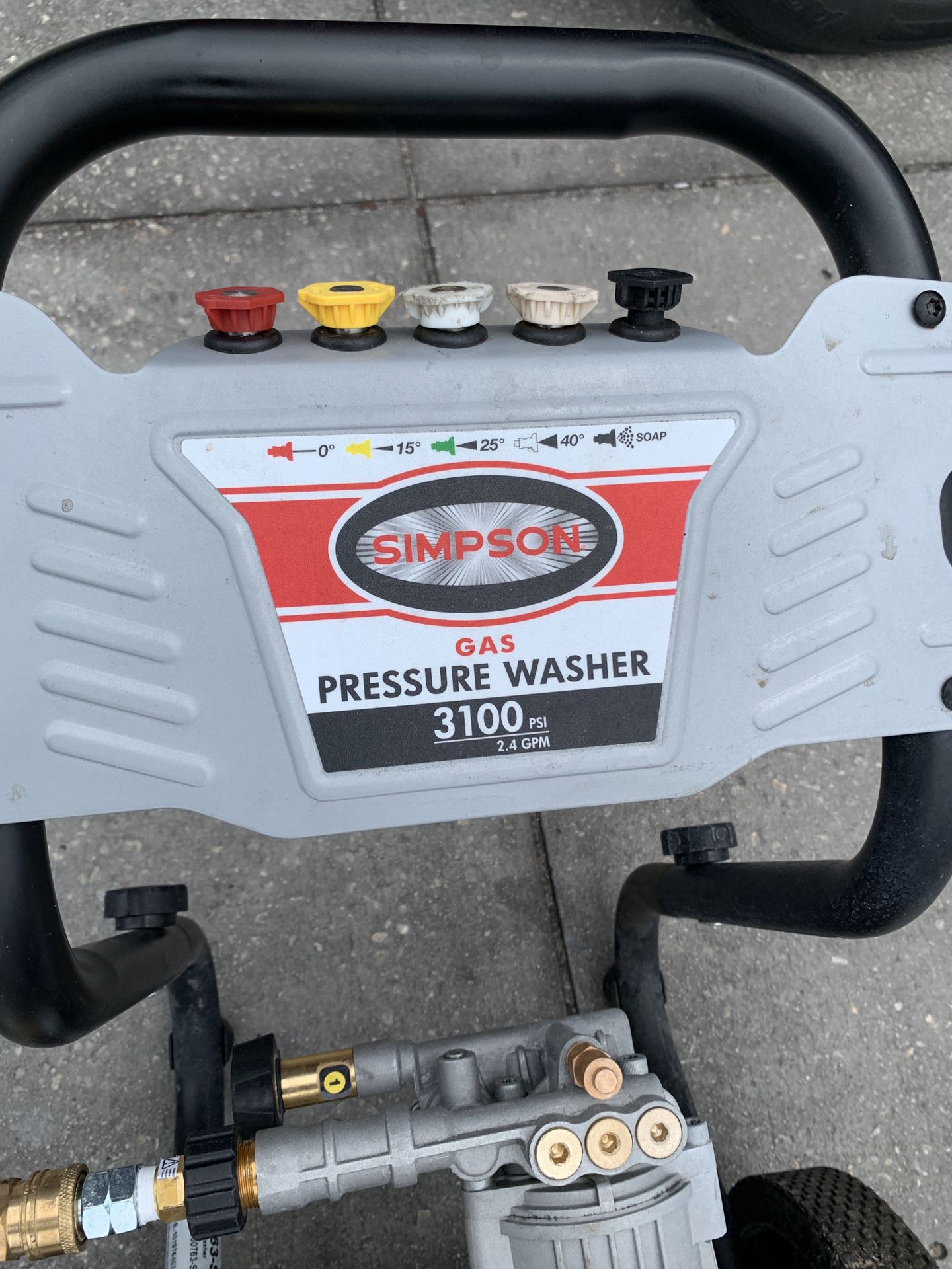 Simpson commercial pressure washer