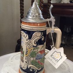 1862’s Antique German Beer Stein / Mug.
