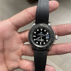 Black sub watch
