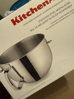 KitchenAid 6 Quart Stainless Steel Mixing Bowl