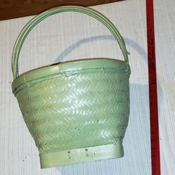 huge green basket