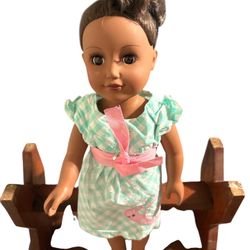Cititoy My Life Baby Doll 2013 GS 125 Brown Hair Brown Eyes 17” no original box    T-412