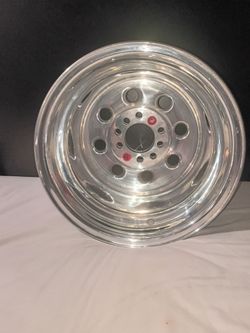 Polished Aluminum Slot Mag Wheel Rim