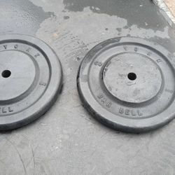York Weight Plates 50s
