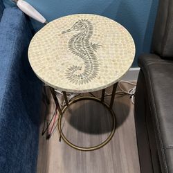 Seahorse End Table 