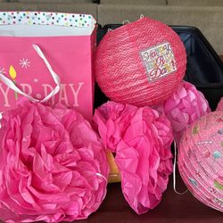Girl party Decorations