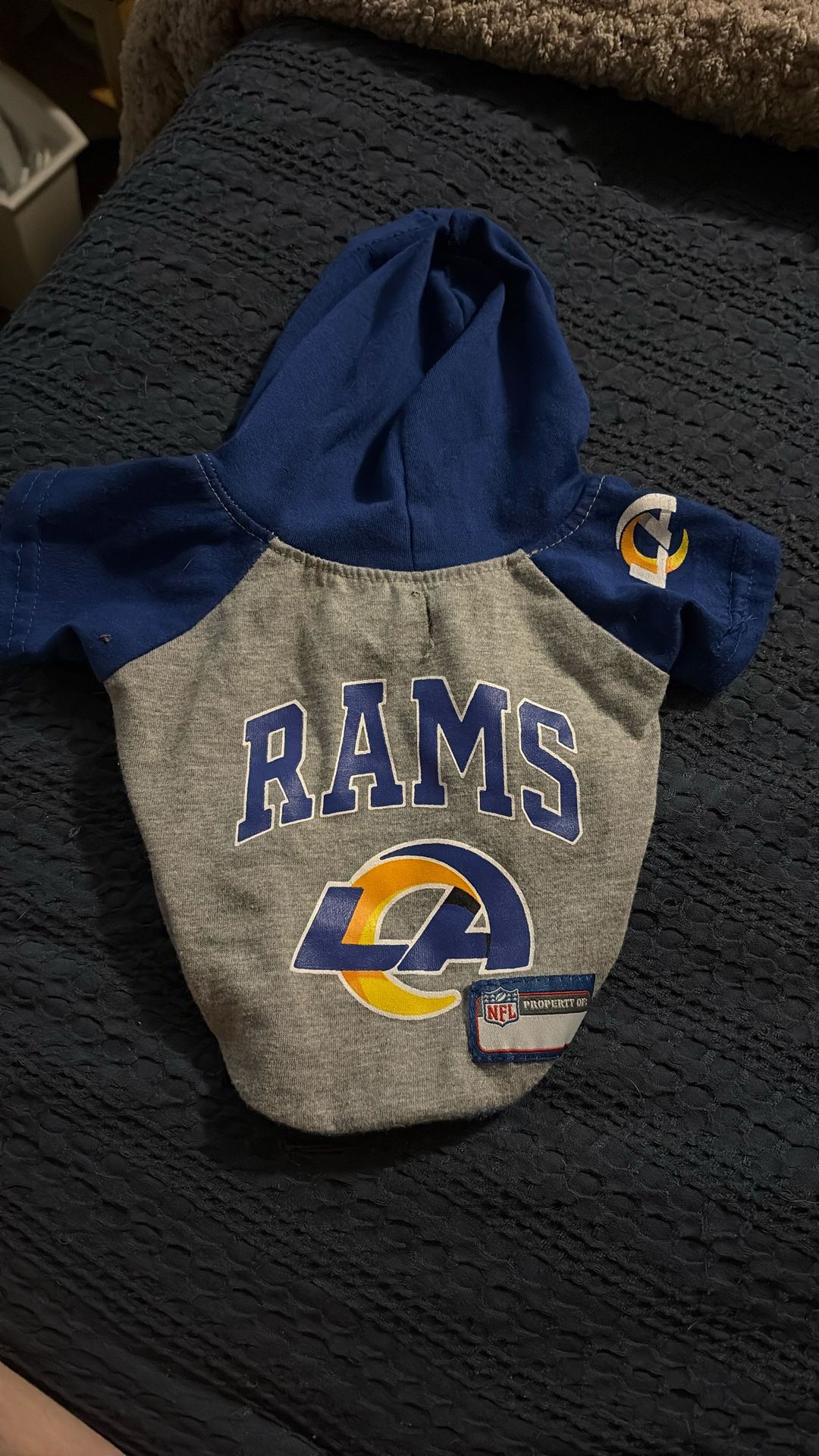Small Rams Dog Hoodie