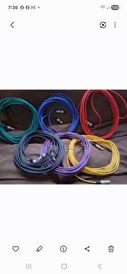 35FT XLR CABLES  $24 EACH