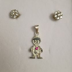 Earring And Boy Pendant 