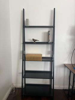 Black Ladder Bookshelf 5-Tier