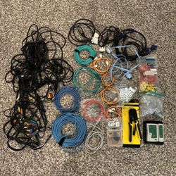 Various cables, Parts, Tools