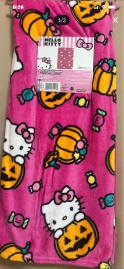 Hello Kitty Halloween blanket brand new  $30