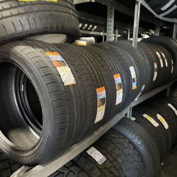 235/45R18 SET OF 4 TIRES WITH INSTALLATION AND FREE ALIGNMENT 