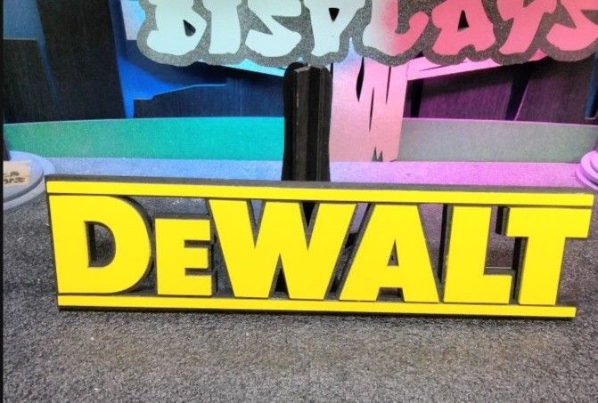 Yellow on Black Magnetic DeWalt Logo 🧲 🧲