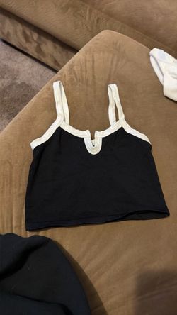B&W Crop Top