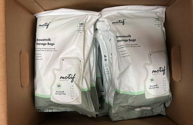 Motif Factory sealed- never used milk storage bags