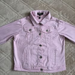 Girls’ DKNY Pink Jean Jacket Size 12