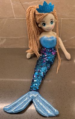 Mermaid Plush - Reversible Sequin Scales
