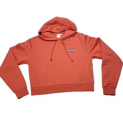 Vans Off The Wall Classic Hoodie Pullover Women Small Orange Sweater Sweatshirt