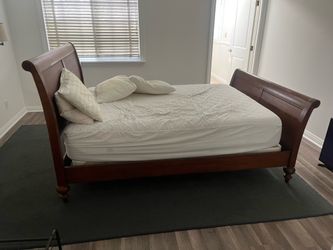 Queen bed with mattress