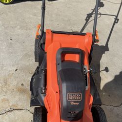 BLACK+DECKER 20 in. 13 AMP Corded Electric Walk Behind Push Lawn Mower(MISSING BAG)