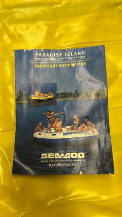 Sea Doo Paradise Island Inflatable Reduced Again