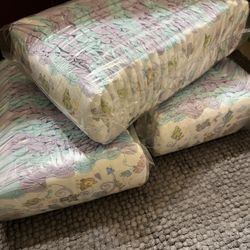 3 Packs Of Size 6 Diapers (run Small) 