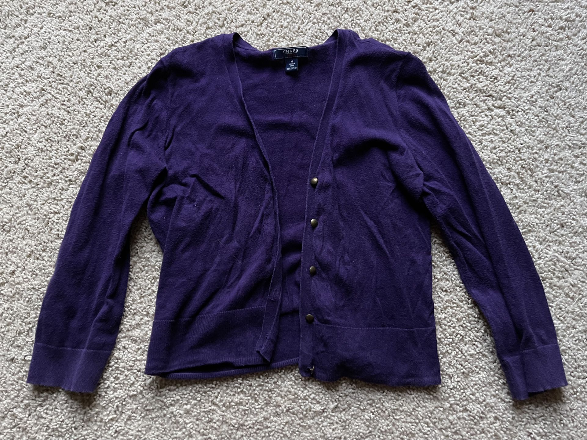 Women’s Purple Cardigan